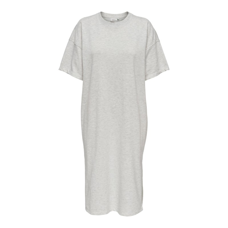 Only Soft S/S Lang sweat kjole - Oatmeal