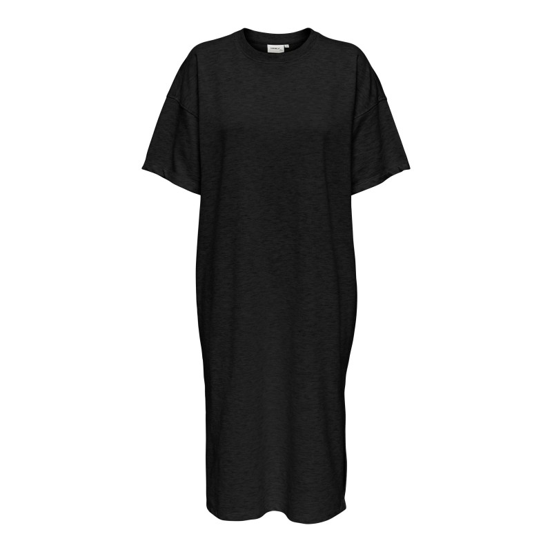 Only lang sweat kjole - Sort