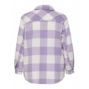 ONLY CARMAKOMA Ternet Shacket - Chalk Violet