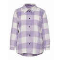 ONLY CARMAKOMA Ternet Shacket - Chalk Violet