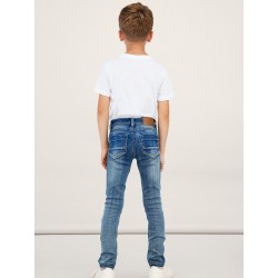 NAME IT KIDS THEO SWEAT-JEANS - MEDIUM BLUE DENIM