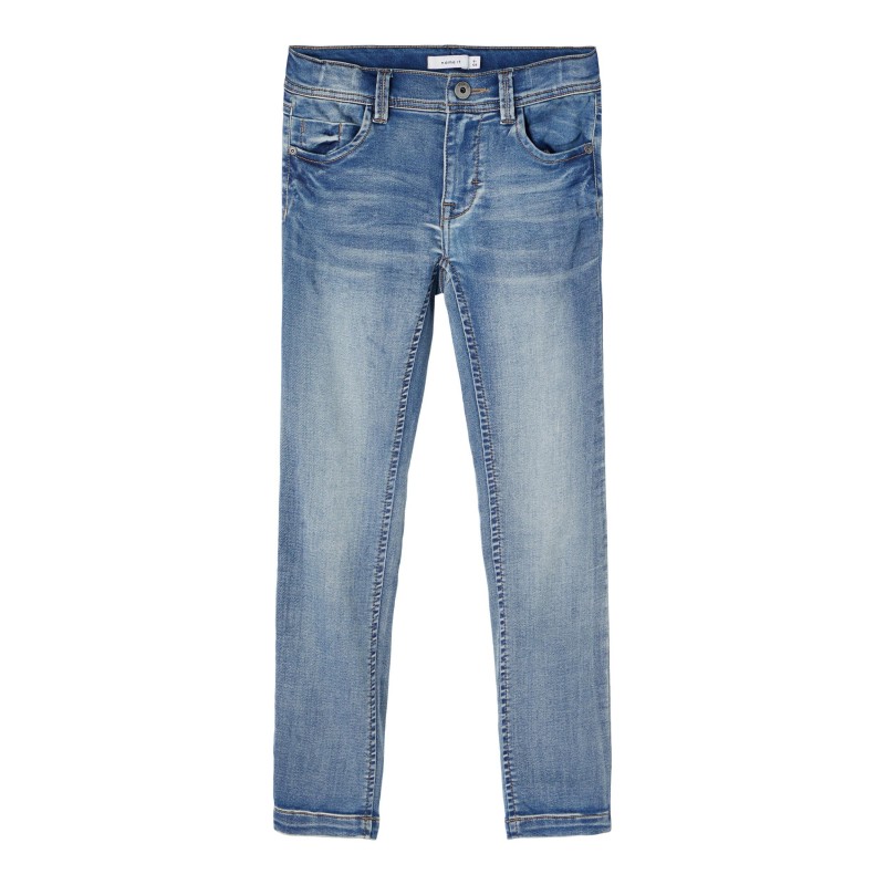 NAME IT KIDS THEO SWEAT-JEANS - MEDIUM BLUE DENIM