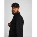 JACK & JONES PLUS Langærmet Hør Skjorte - Sort