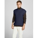 JACK & JONES Landra Strik Vest Med Struktur - Maritim Blue