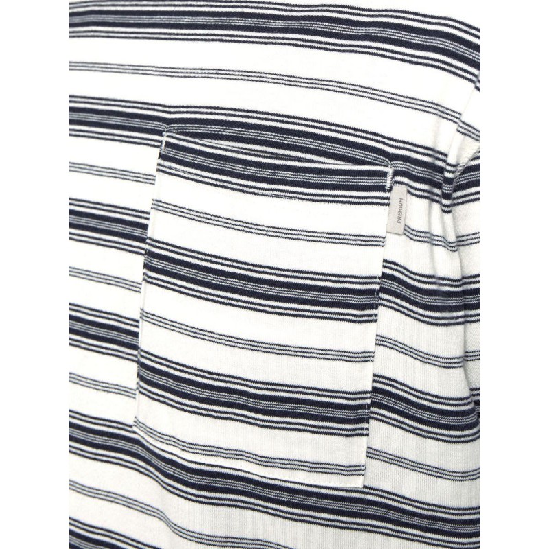 JACK & JONES Blawarren Crew T-shirt - Cloud Dancer