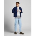 JACK & JONES Blawarren Crew T-shirt - Cloud Dancer