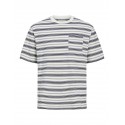 JACK & JONES Blawarren Crew T-shirt - Cloud Dancer