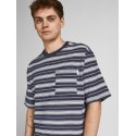 JACK & JONES Blawarren Crew T-shirt - Perfect Navy