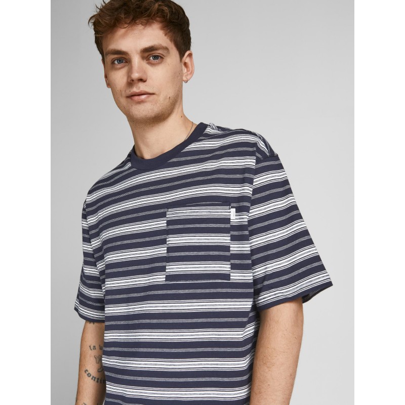 JACK & JONES Blawarren Crew T-shirt - Perfect Navy