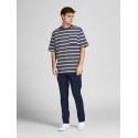 JACK & JONES Blawarren Crew T-shirt - Perfect Navy