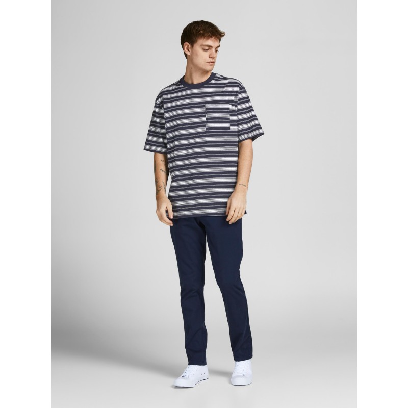 JACK & JONES Blawarren Crew T-shirt - Perfect Navy