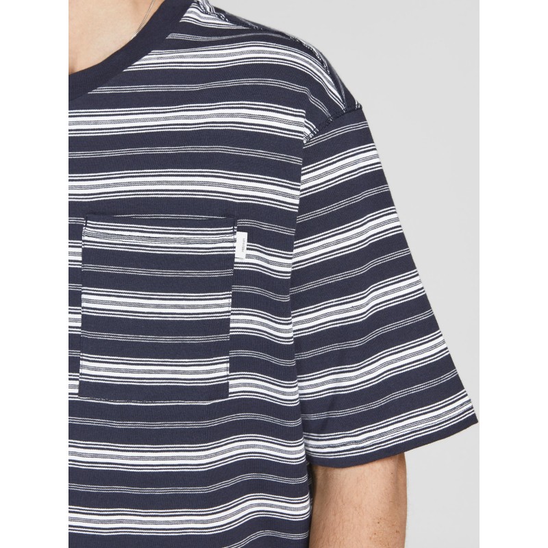 JACK & JONES Blawarren Crew T-shirt - Perfect Navy