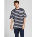 JACK & JONES Blawarren Crew T-shirt - Perfect Navy