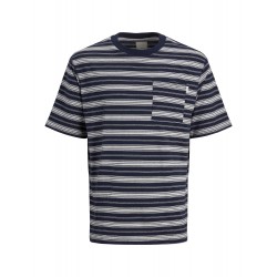 JACK & JONES Blawarren Crew T-shirt - Perfect Navy