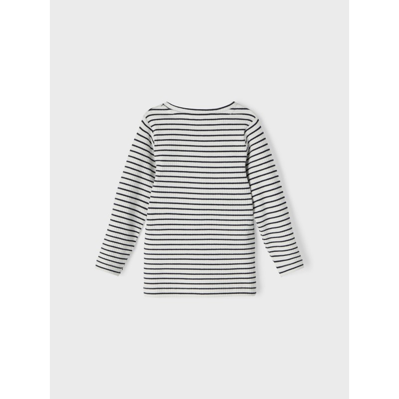 Name It Mini Dae stribet l/s t-shirt - Dark Sapphire