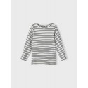 Name It Mini Dae stribet l/s t-shirt - Dark Sapphire