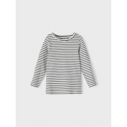 Name It Mini Dae stribet l/s t-shirt - Dark Sapphire