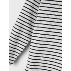 Name It Mini Dae stribet l/s t-shirt - Dark Sapphire