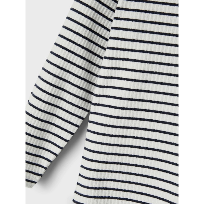 Name It Mini Dae stribet l/s t-shirt - Dark Sapphire