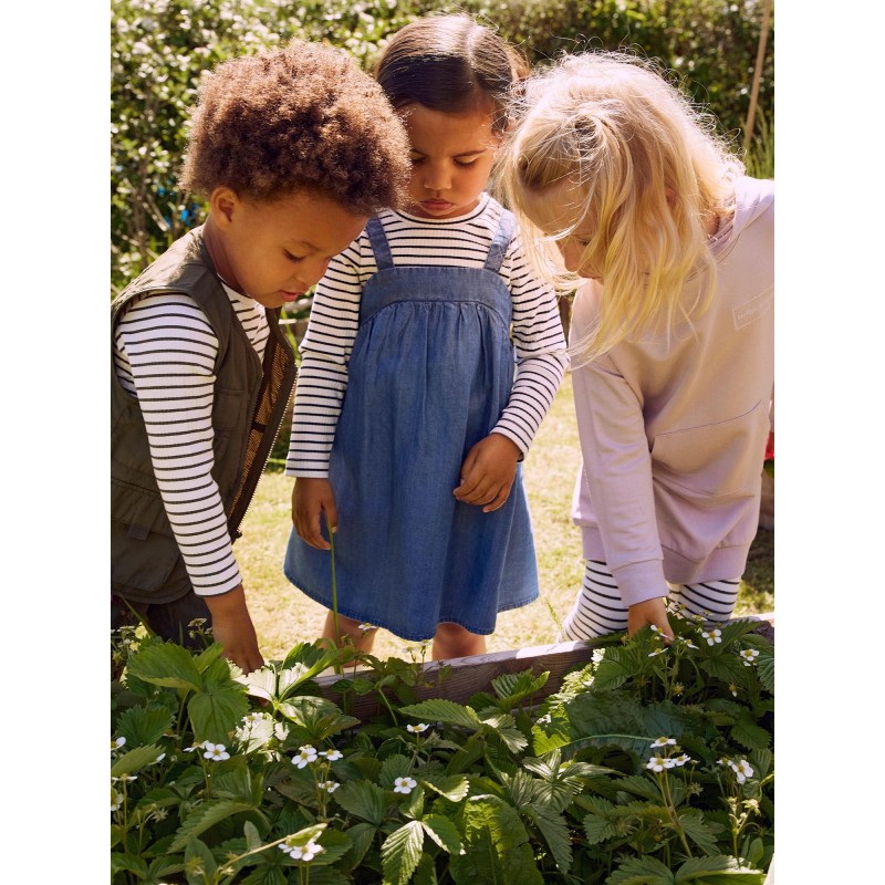 Name It Mini Dae stribet l/s t-shirt - Dark Sapphire