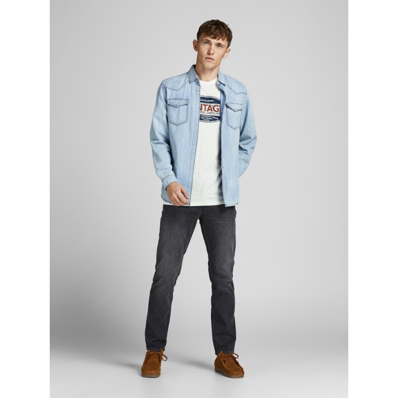 KØB  JACK & JONES  2022 Kollektion | T-shirt Med Logo Foran | Online