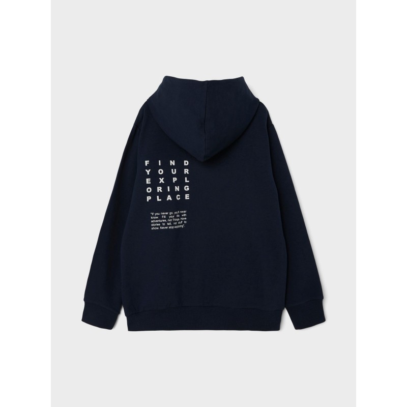 NAME IT KIDS DALTON L/S LYNLÅS-HOODIE - DARK SAPPHIRE
