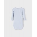 Name It Baby Pige Dagna langærmet Bodystocking - Heather