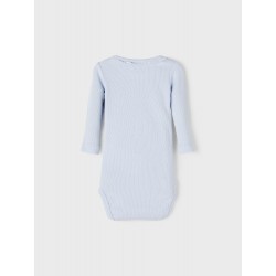 Name It Baby Pige Dagna langærmet Bodystocking - Heather