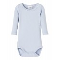 Name It Baby Pige Dagna langærmet Bodystocking - Heather