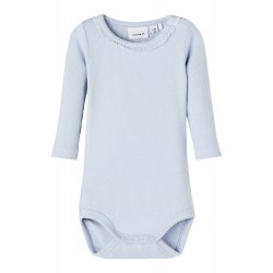 Name It Baby Pige Dagna langærmet Bodystocking - Heather