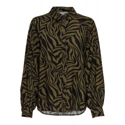 ONLY L/S Skjorte - Dark Olive
