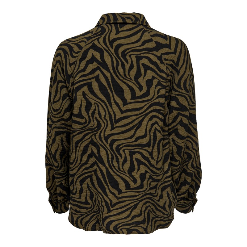 ONLY L/S Skjorte - Dark Olive