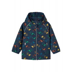 NAME IT MINI MALFA SOFTSHELL JAKKE TRAKTOR- MOONLIT OCEAN