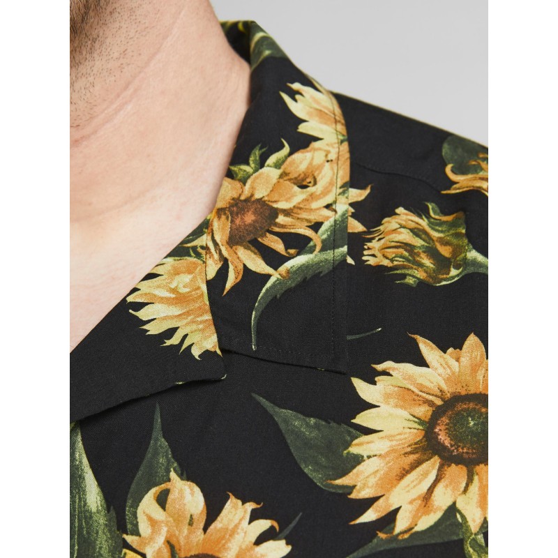 JACK & JONES Plus Size hawaiiskjorte - Sort