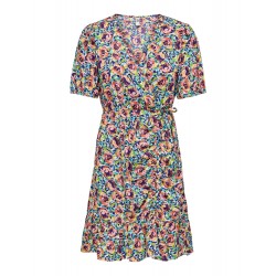 JDY Maria wrap kjole - Cloud dancer