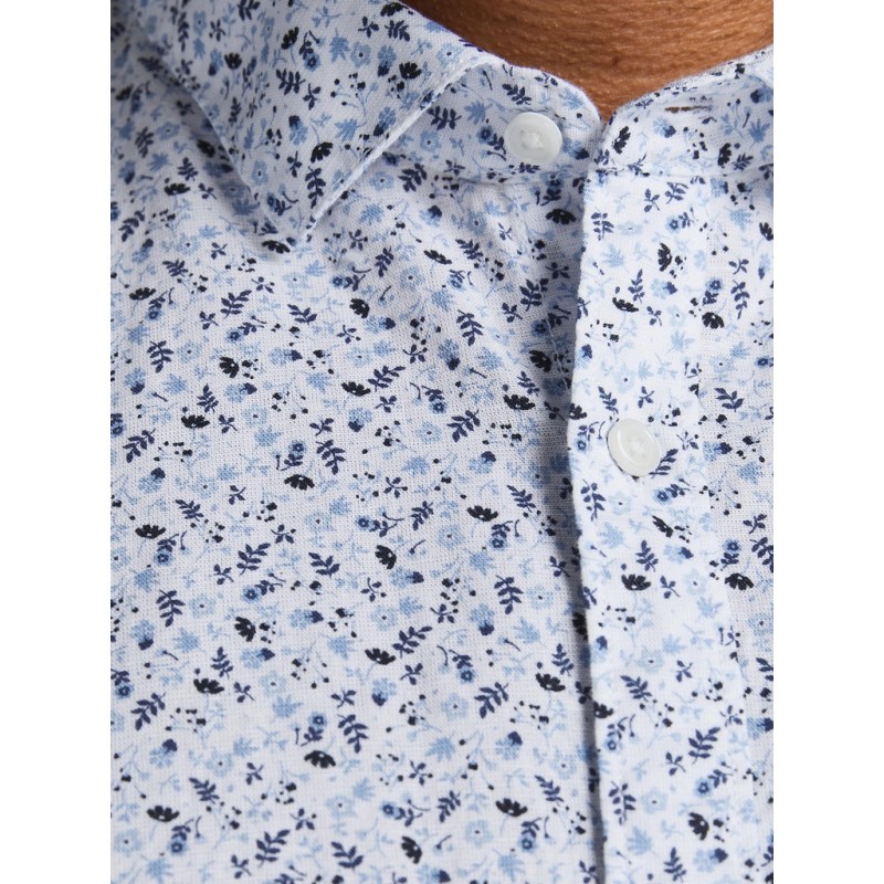 JACK & JONES Plus Blackpool Hør skjorte - Hvid