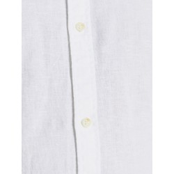 Jack & Jones Plus Kortærmet Hør Skjorte - Hvid
