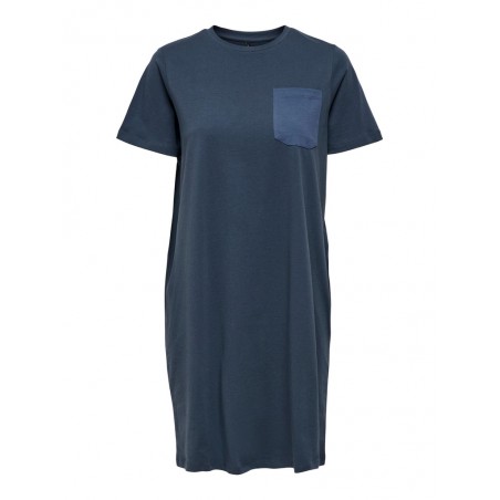 Only Emelie s/s natkjole - Ombre blue