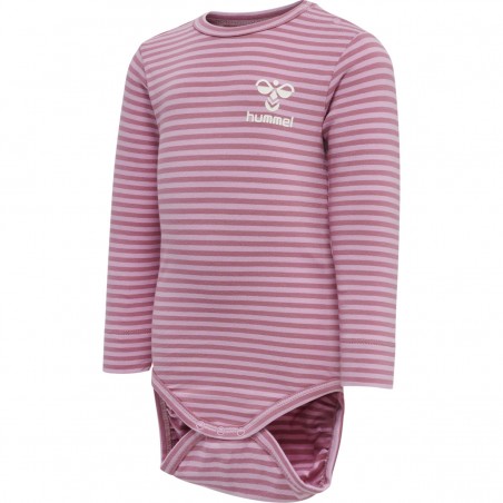 Hummel Mulle langærmet bodystocking - Mauve mist