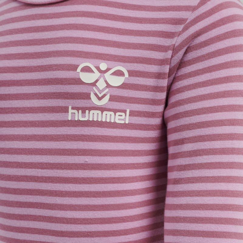 Hummel Mulle langærmet bodystocking - Mauve mist