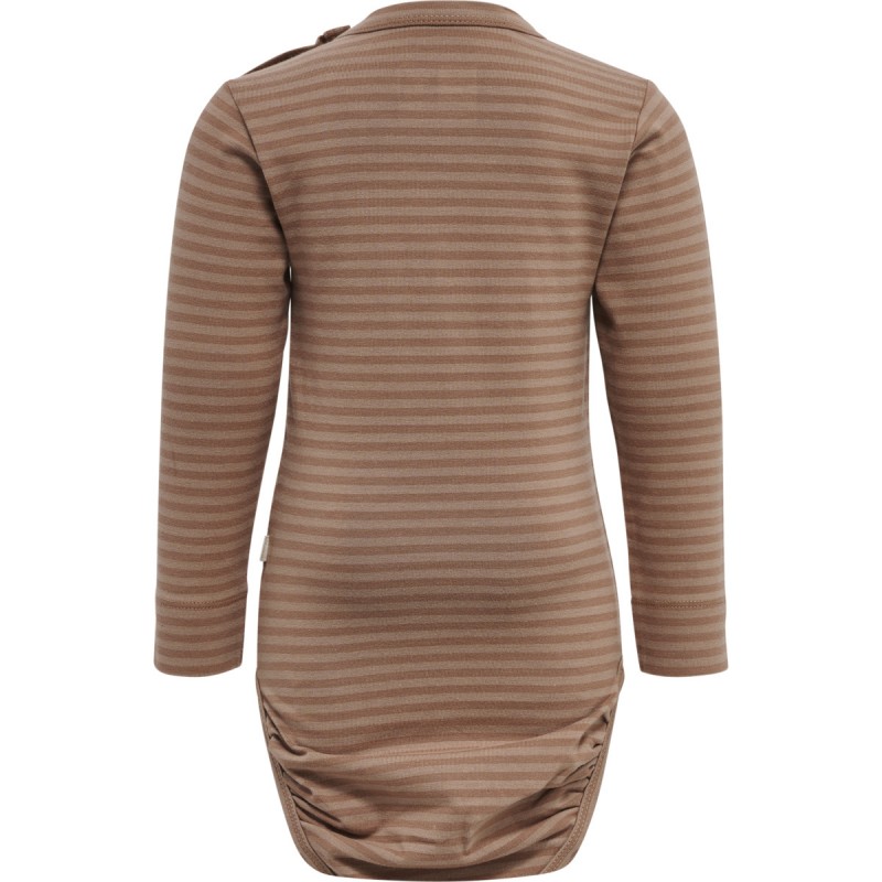 Hummel Mulle langærmet Bodystocking - Beaver Fur