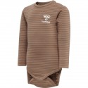 Hummel Mulle langærmet Bodystocking - Beaver Fur