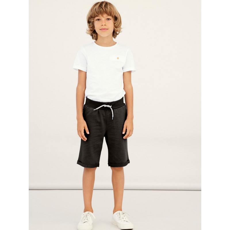 Køb Sweatshorts Fra Name It Kids| Økologisk Bomuld | Sort