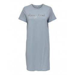 Only Emelie s/s natkjole - Blue fog