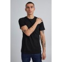 Solid basic T-shirt - Sort