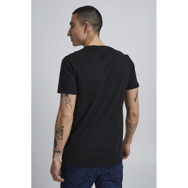 Solid basic T-shirt - Sort