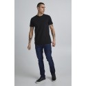 Solid basic T-shirt - Sort