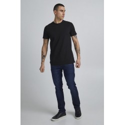 Solid basic T-shirt - Sort