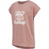 Hummel Azra kortærmet T-shirt - Ash Rose