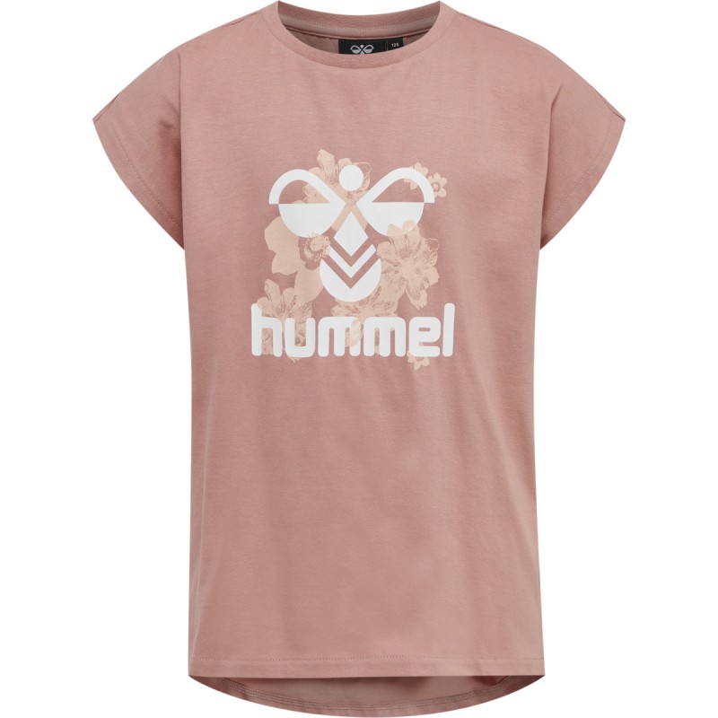 Hummel Azra kortærmet T-shirt - Ash Rose